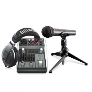 پکیج میکروفون استودیویی بهرینگر مدل PODCASTUDIO 2 USB